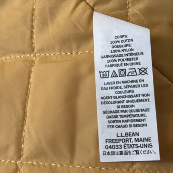 L. L. Bean Men's PrimaLoft Lined Chamois Shirt Jac, Untucked Fit, Plaid Small - Picture 4 of 6